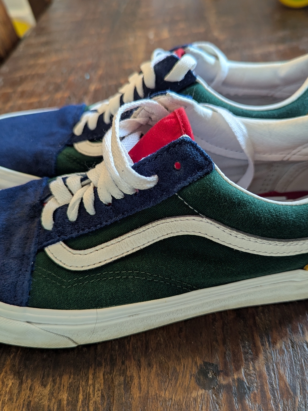 Multi Color Vans Sneakers.  W 10 / M 8.5